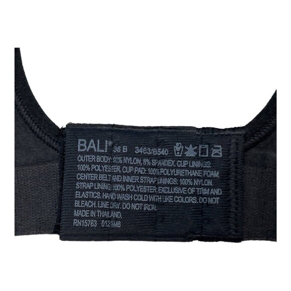 Bali Womens 36D Lace N‎ Smooth Body Briefer Shaper UW Cups Sheer Firm Power Wear - Picture 3 of 4
